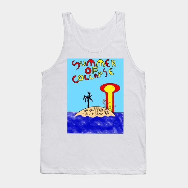 Summer Of Collapse Tank Top by Second Wave Apparel